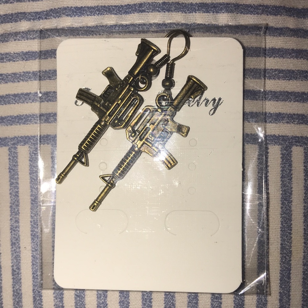 Gun Earring Ak-47